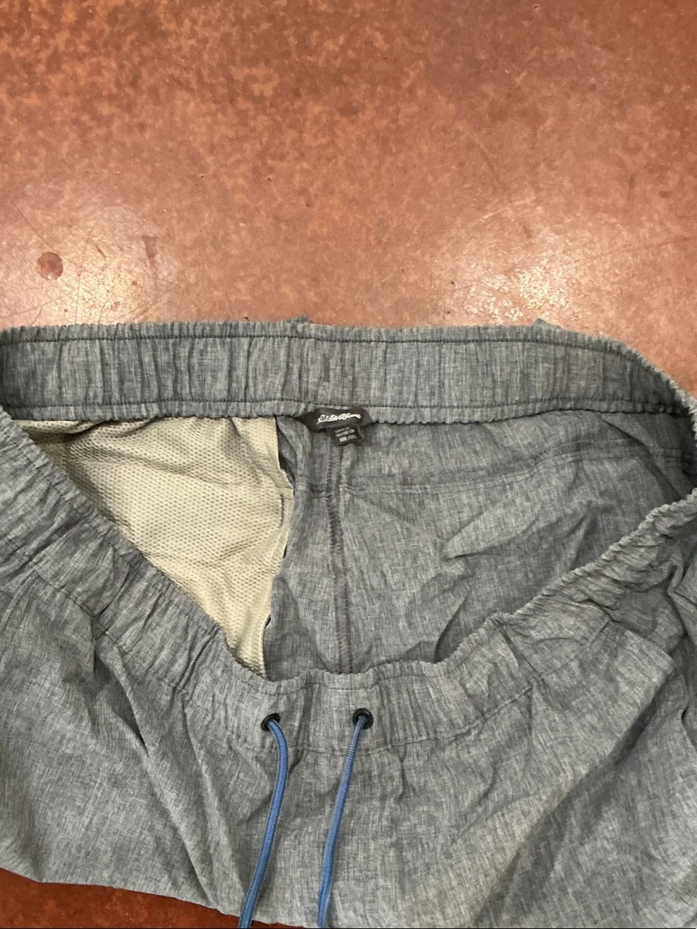 Eddie Bauer Light Heather Blue Swim Trunks